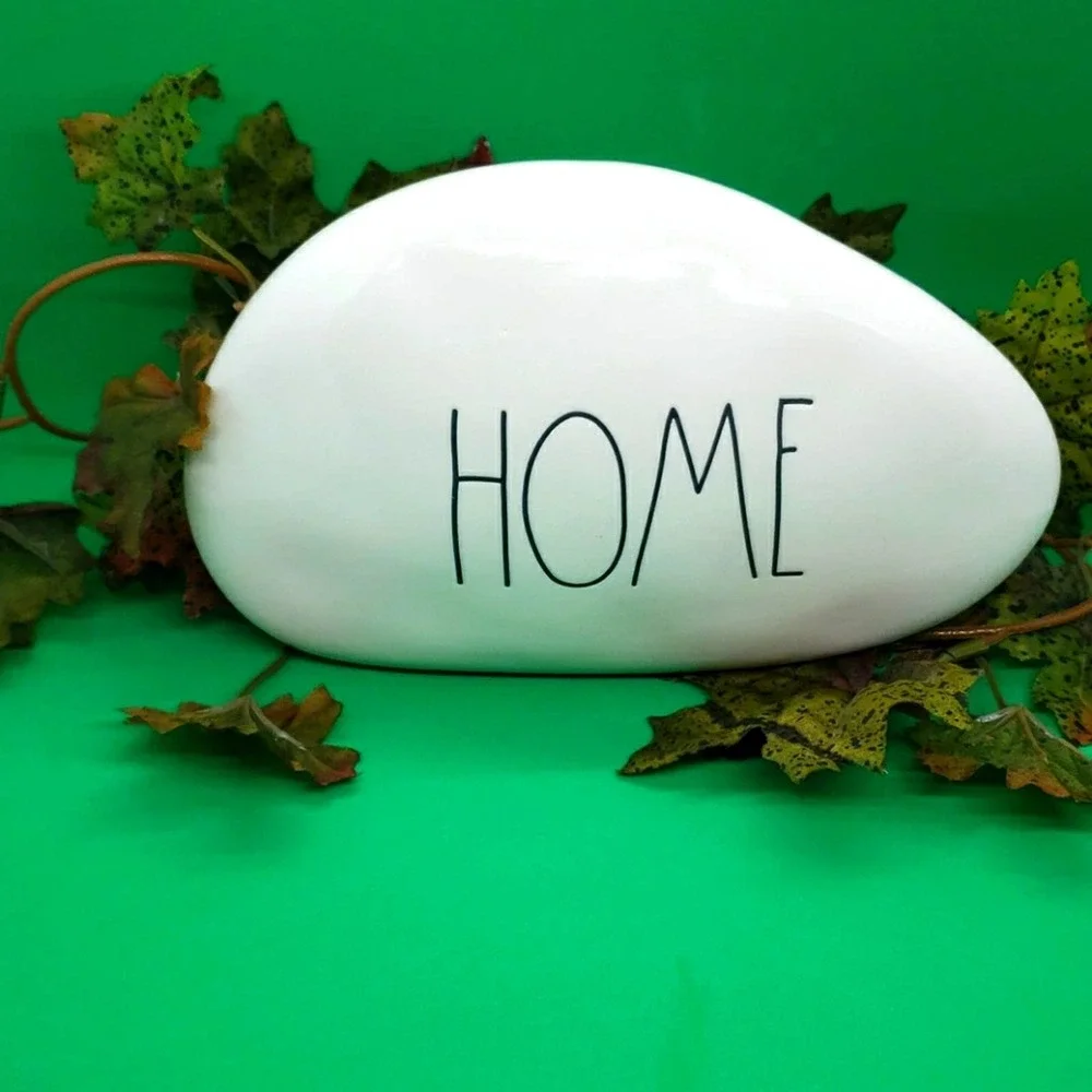 Rae Dunn Home Glazed Ceramic Garden Stone - Picture 1 of 3